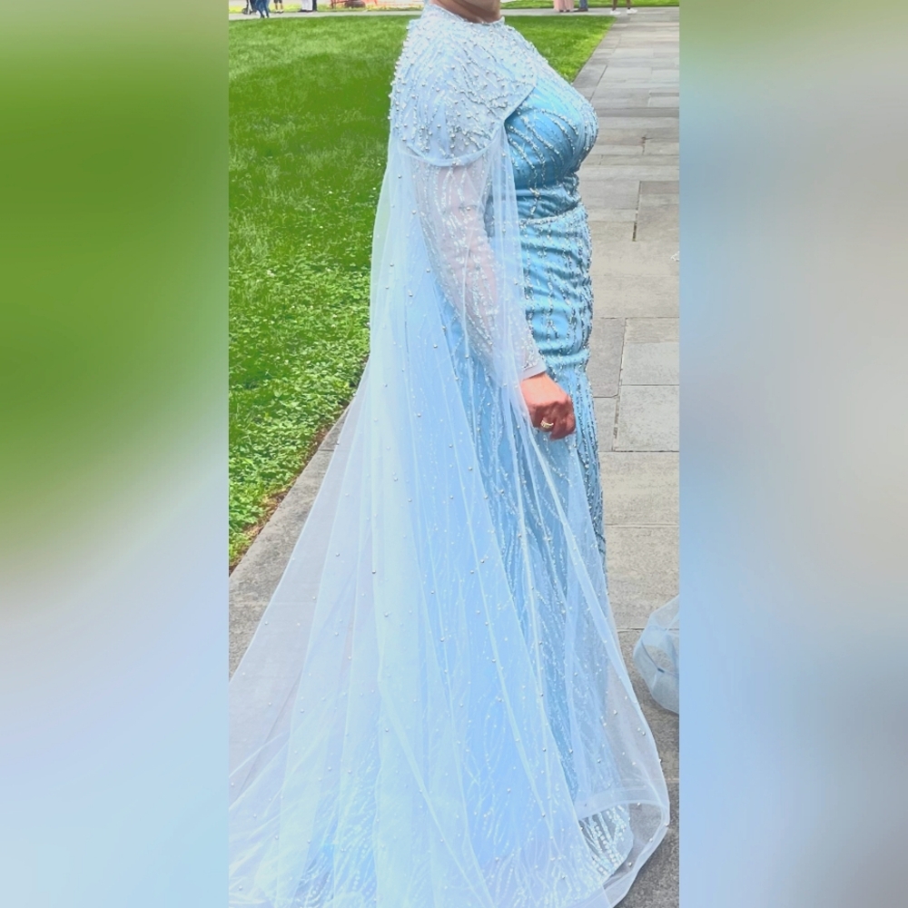 Custom made evening gown